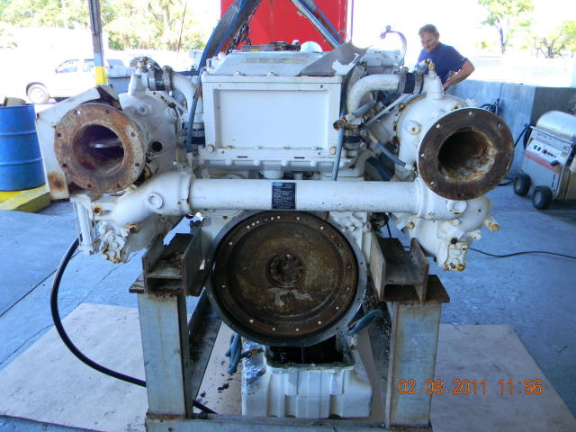 8v-2000 MTU Used Marine Eng' core