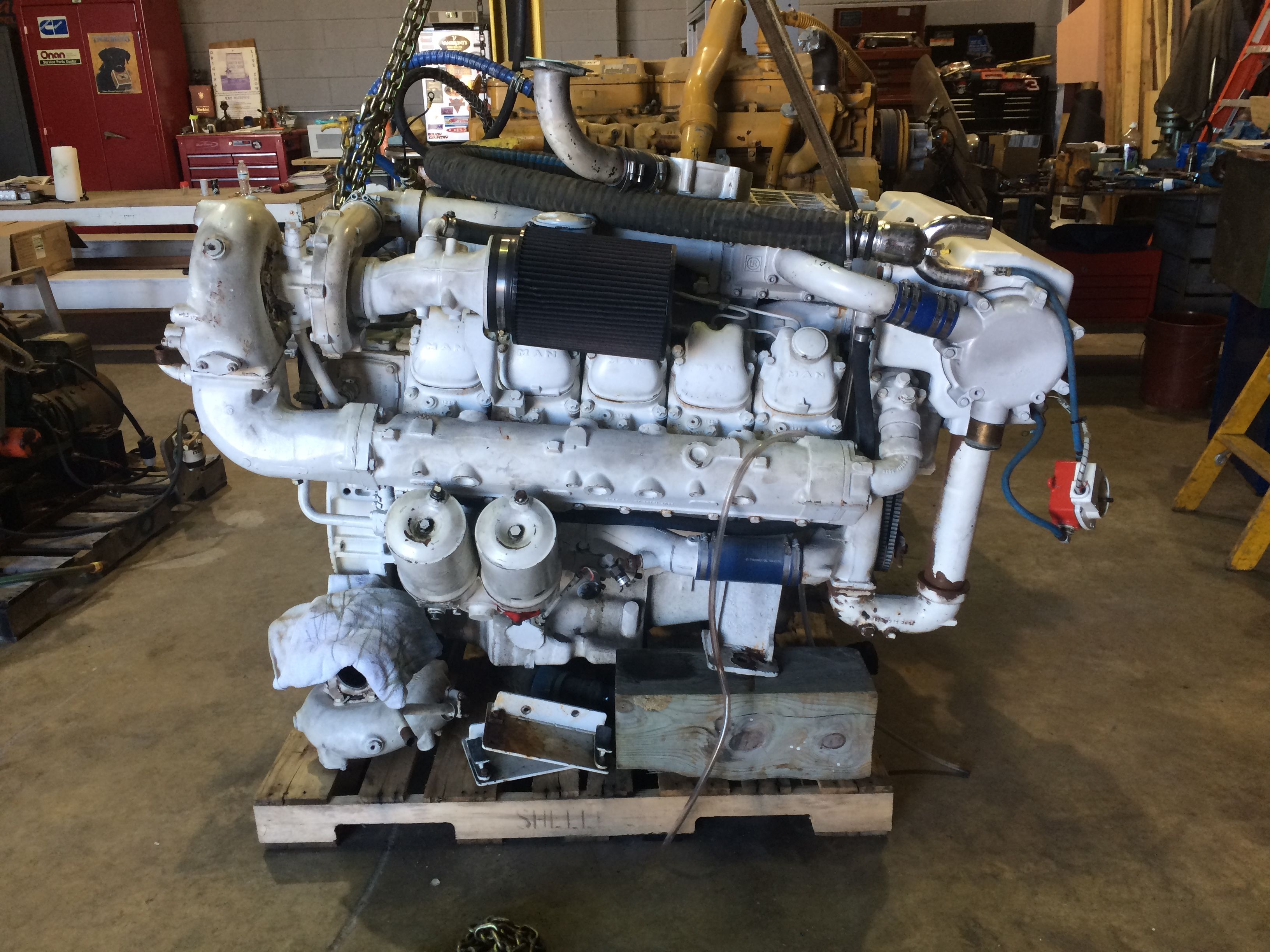 MAN D2840LE401 V10 CYL MAN MARINE ENGINES CORE
